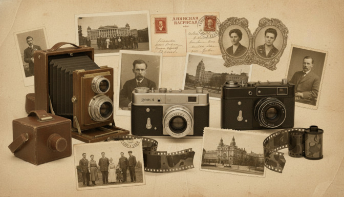 Продать фотоаппараты, фотографии и открытки СССР